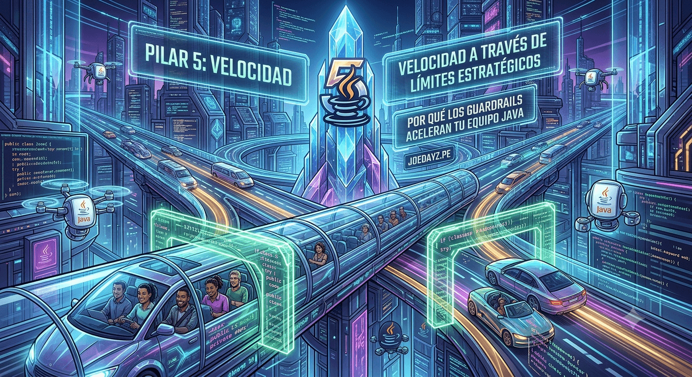 Pilar 5: Velocidad a través de límites estratégicos — por qué los guardrails aceleran tu equipo Java