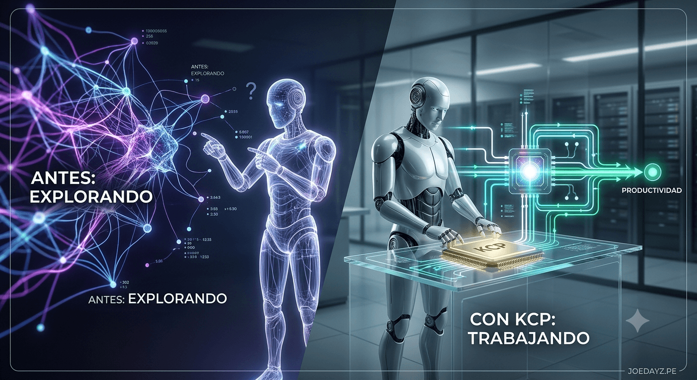 KCP: el protocolo que hace que tu IA deje de explorar y empiece a trabajar